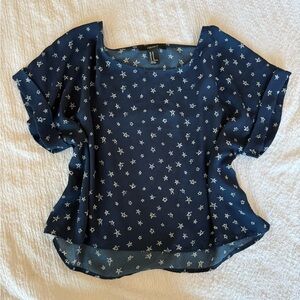 American Eagle Outfitters Blue Star Blouse